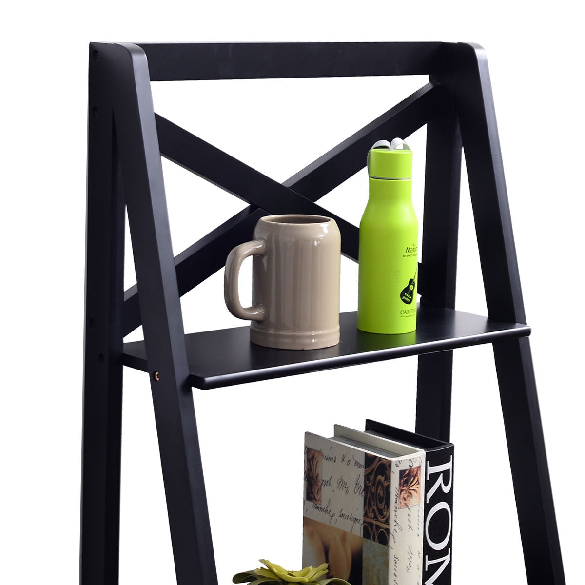 4-Tier Ladder Space-saving BookshelfÂ
