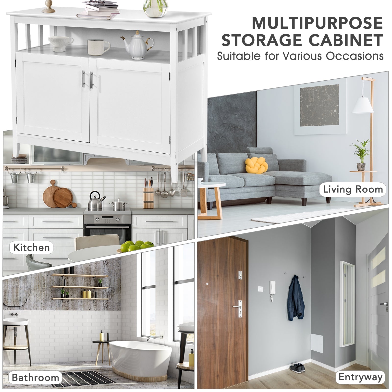 Modern Practical and Beautiful Wooden Kitchen Lockers with Large Storage SpaceÂ