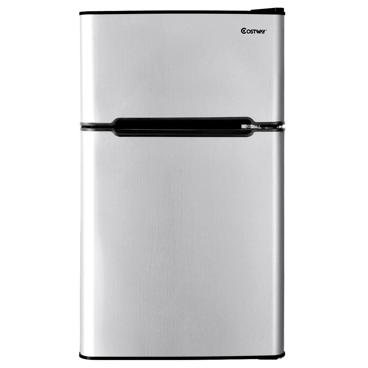 3.2 cu ft. Compact Stainless Steel Refrigerator-GrayÂ