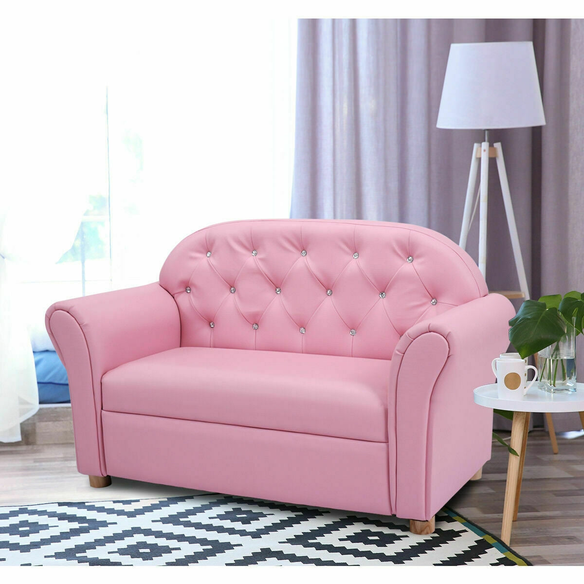 Kids Princess Armrest Chair Lounge CouchÂ