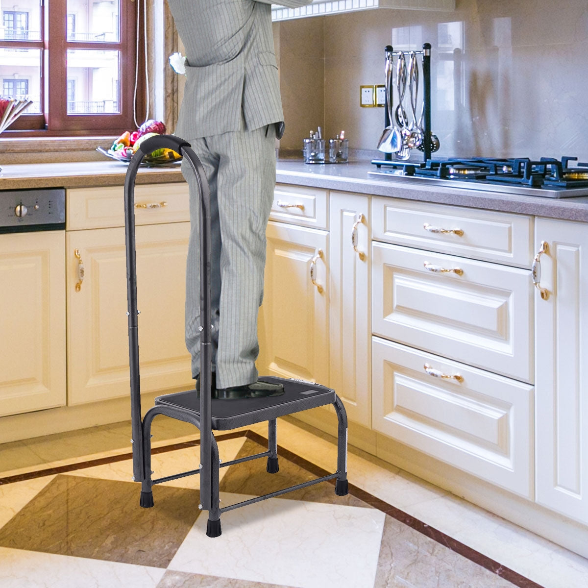 330 lbs Non-Slip Heavy Duty Step StoolÂ
