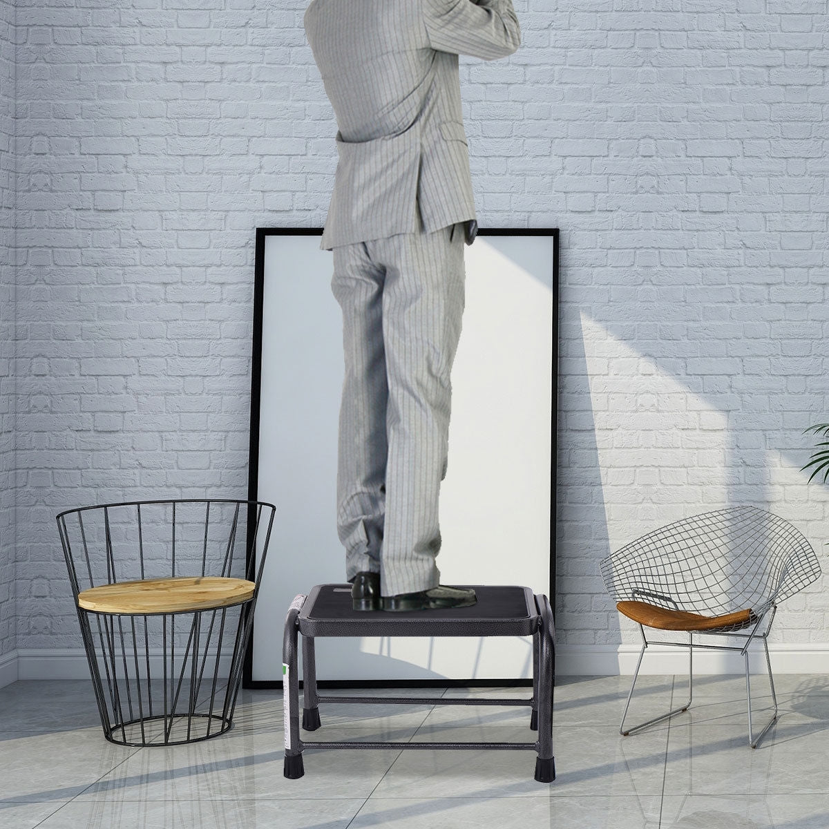 330 lbs Non-Slip Heavy Duty Step StoolÂ