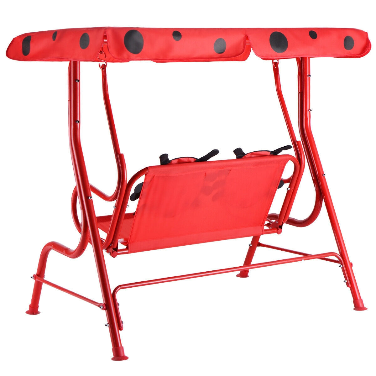 2 Person Kids Patio Swing Porch Bench with CanopyÂ