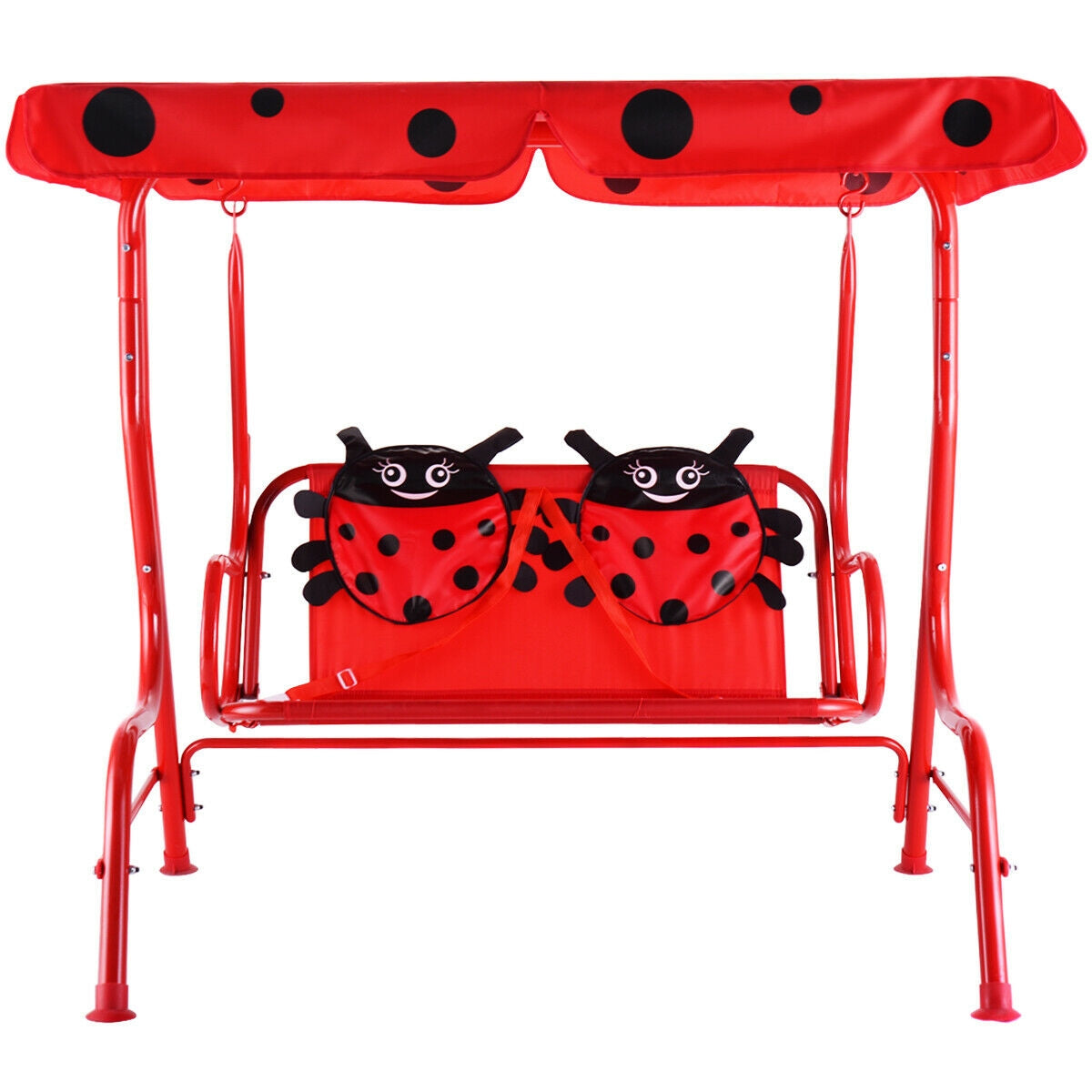 2 Person Kids Patio Swing Porch Bench with CanopyÂ
