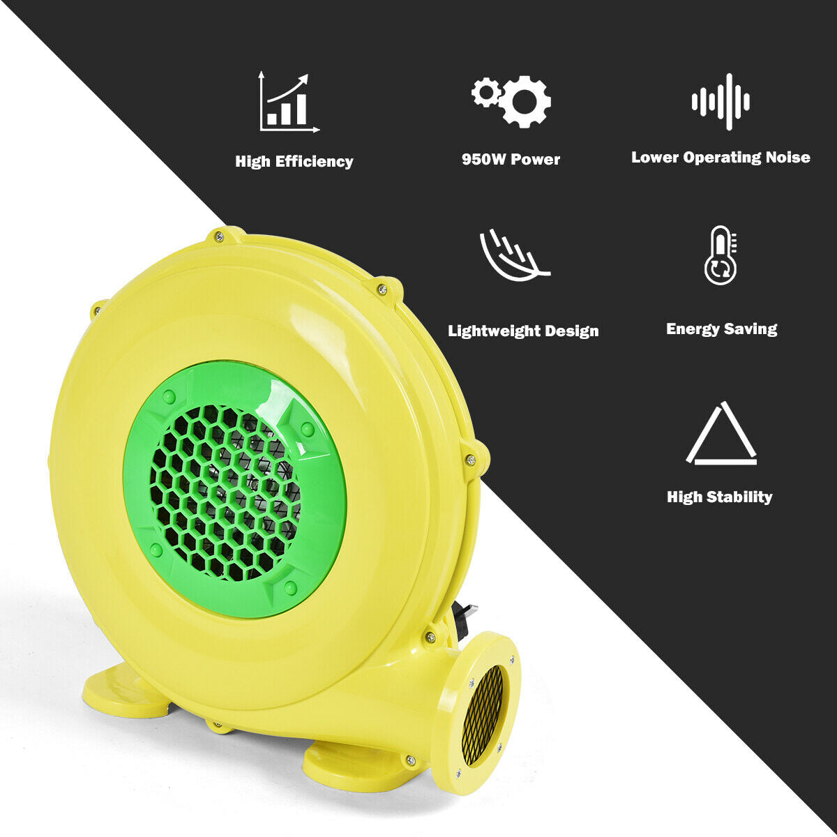 480 W 0.6 HP Air Blower Pump Fan for Inflatable Bounce HouseÂ