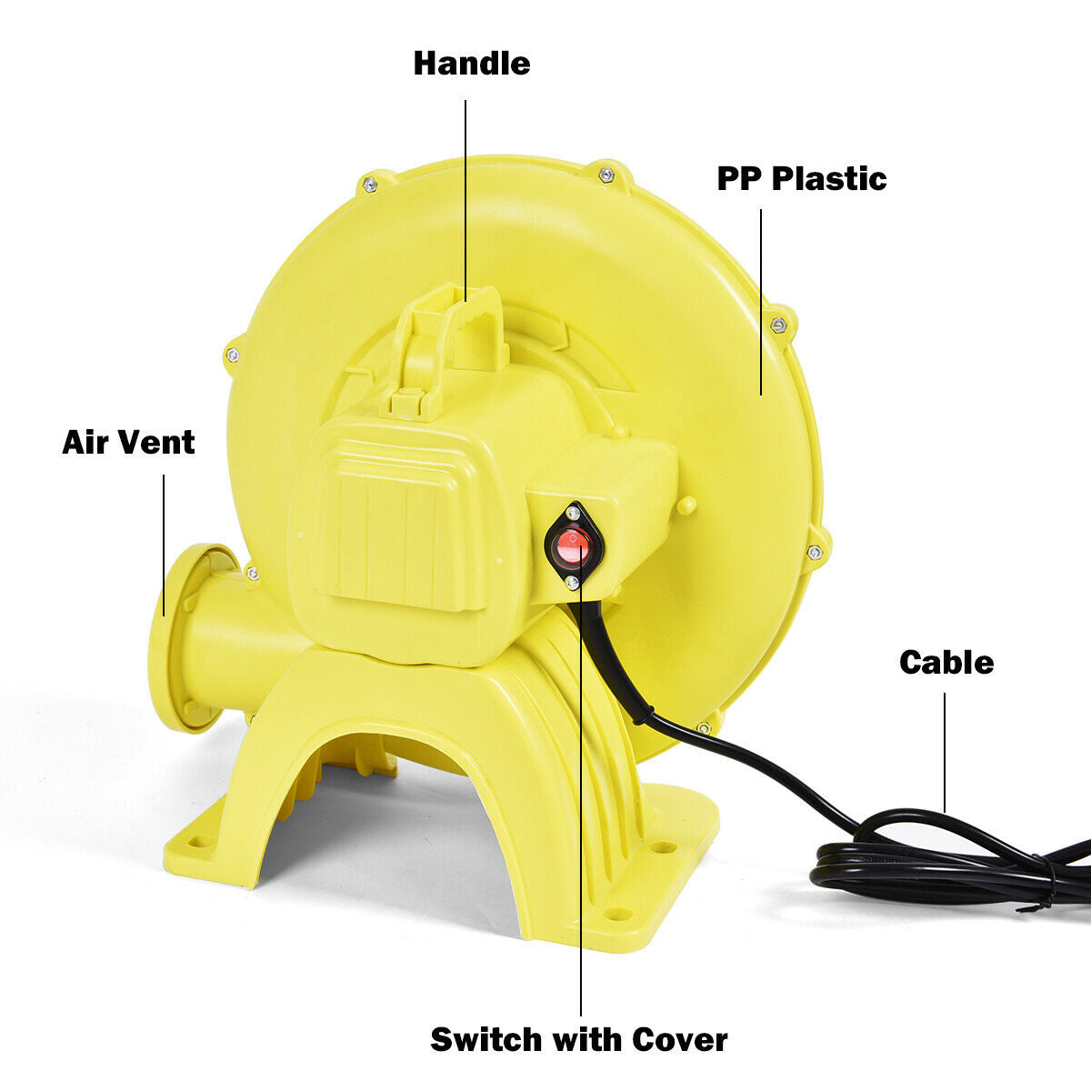 480 W 0.6 HP Air Blower Pump Fan for Inflatable Bounce HouseÂ