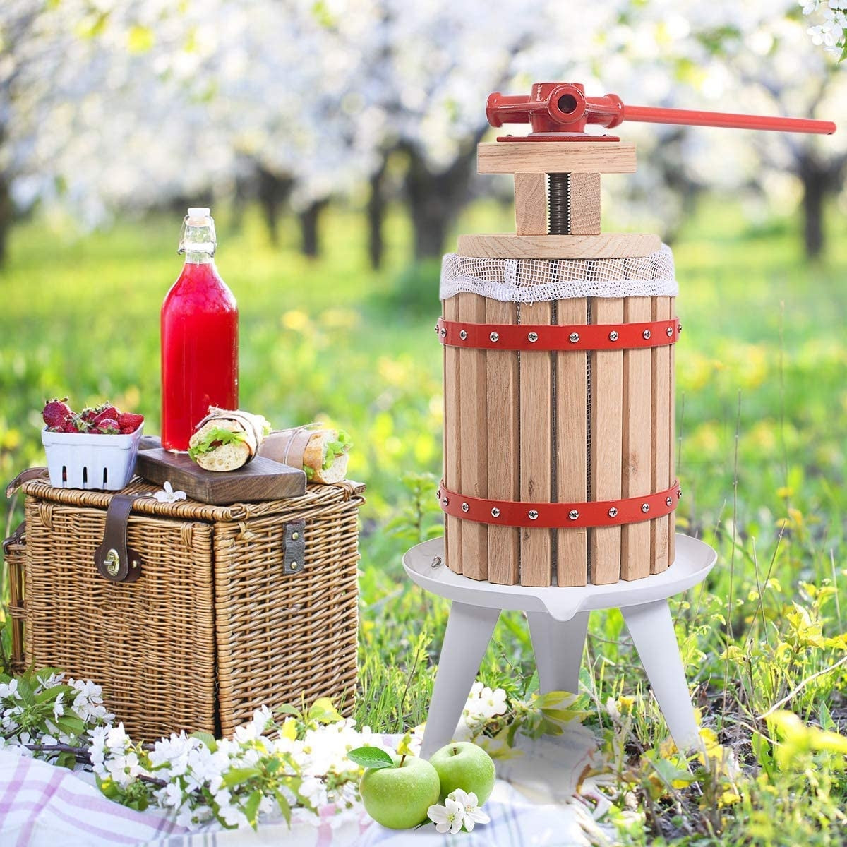 1.6 Gallon Fruit Wine Press Cider Juice Maker ToolÂ