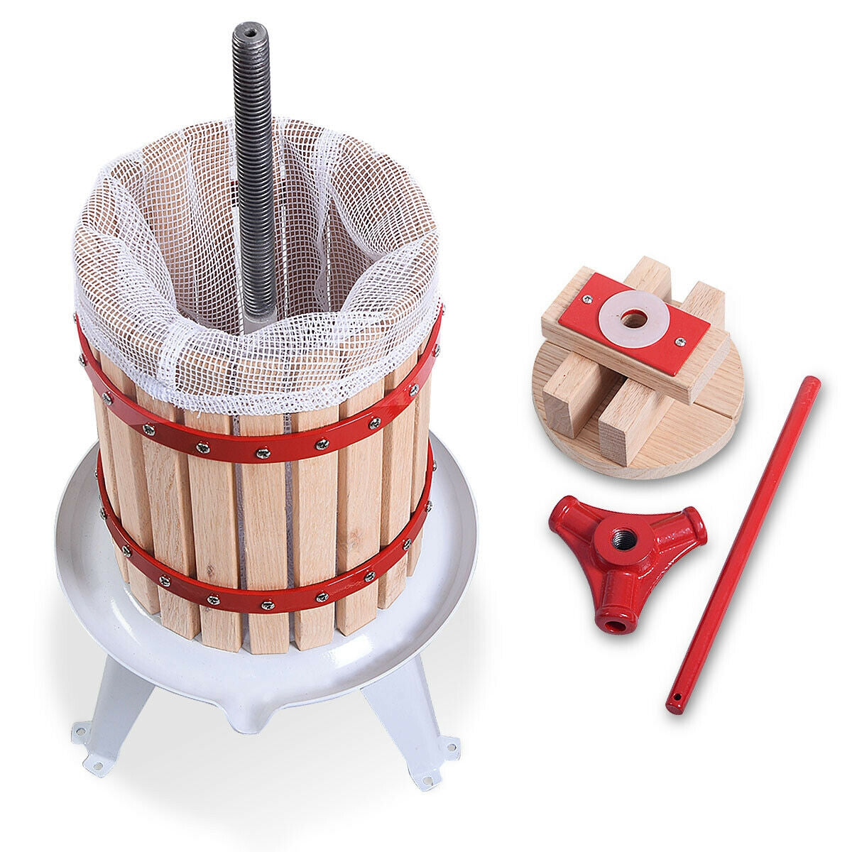 1.6 Gallon Fruit Wine Press Cider Juice Maker ToolÂ