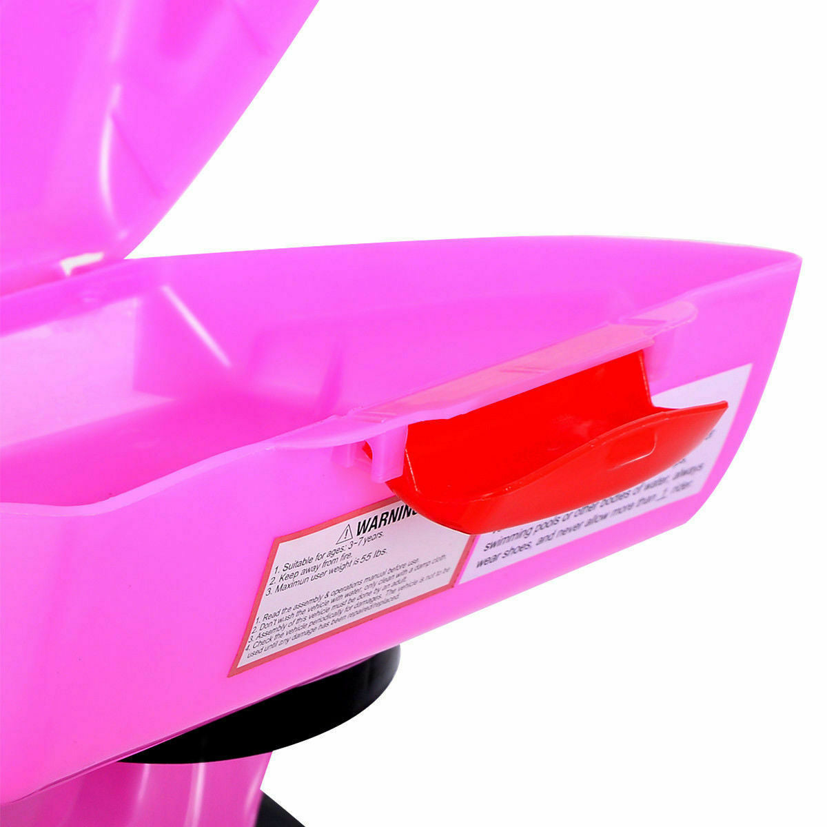6V Powered 3 Wheels Kids Electric Ride-on Toy Motorcycle-PinkÂ