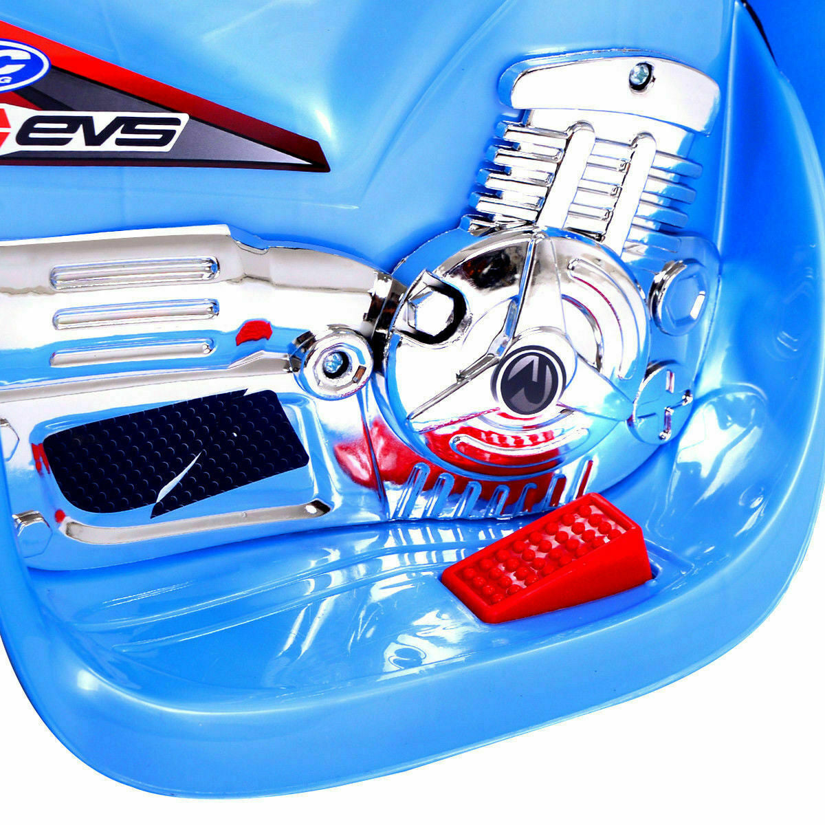 6V Powered 3 Wheels Kids Electric Ride-on Toy Motorcycle-BlueÂ