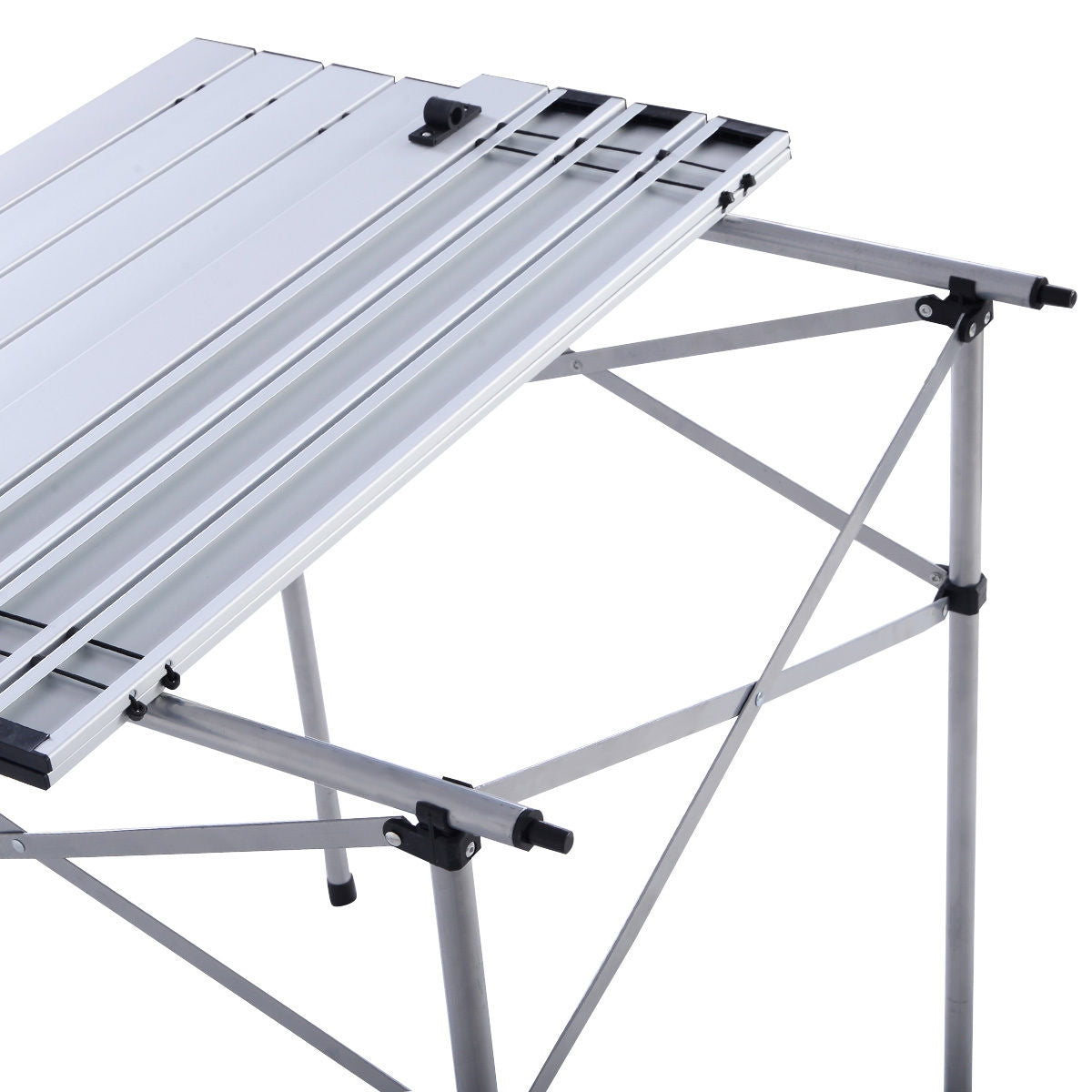 Roll Up Portable folding Camping Aluminum Picnic TableÂ