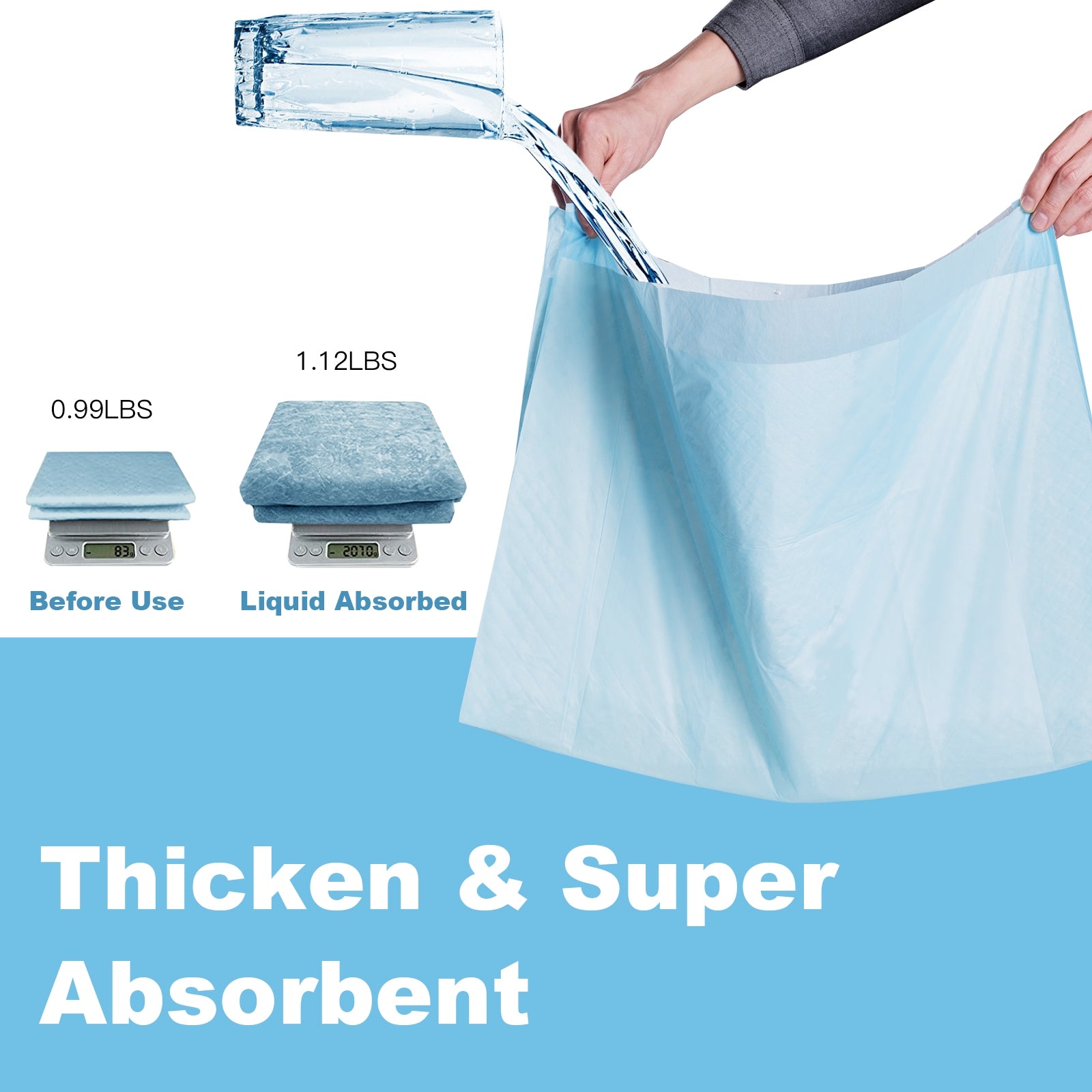 100 Pieces 30 x 36 Inch Pet Wee Pee Piddle PadÂ