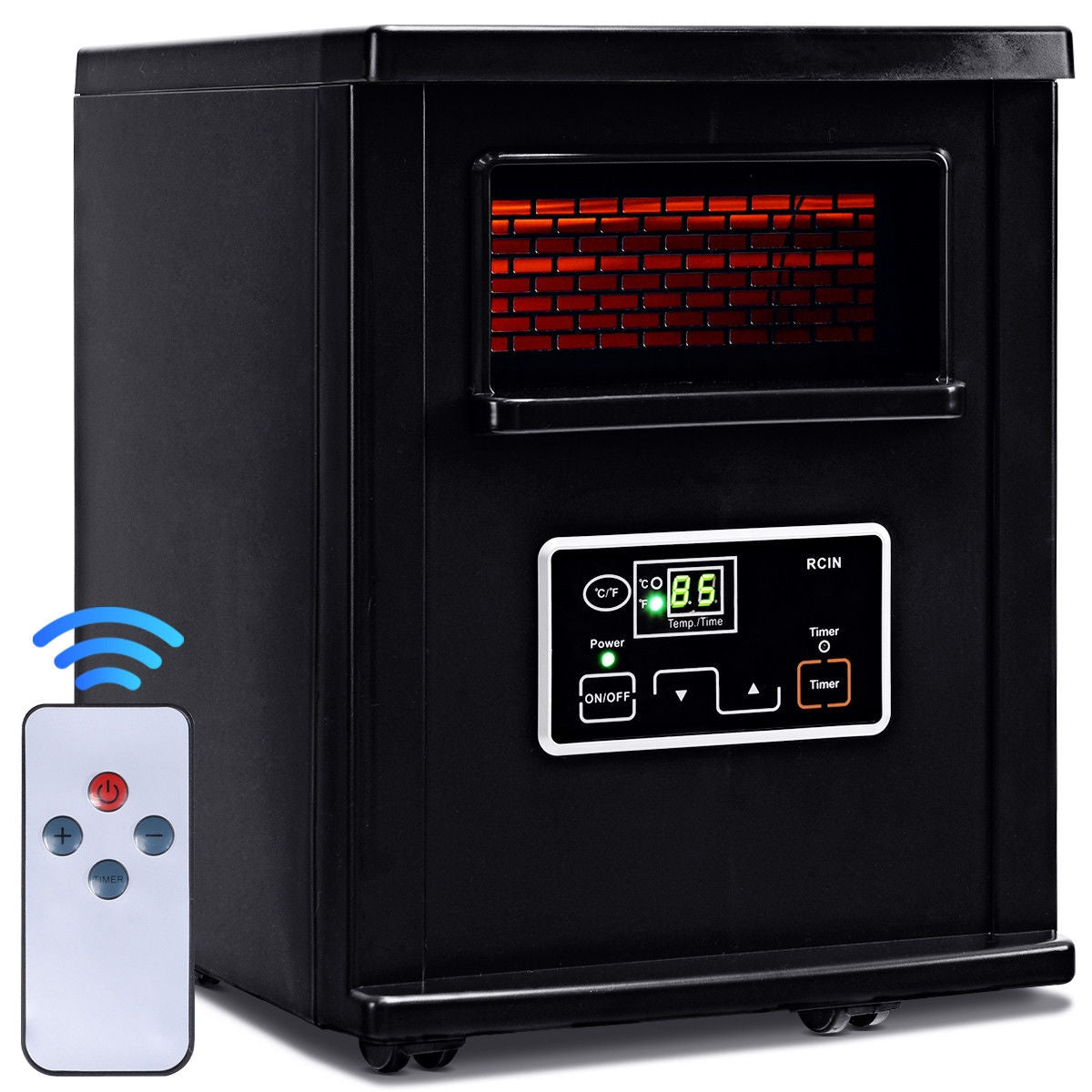 1500 W Electric Portable Remote Infrared HeaterÂ