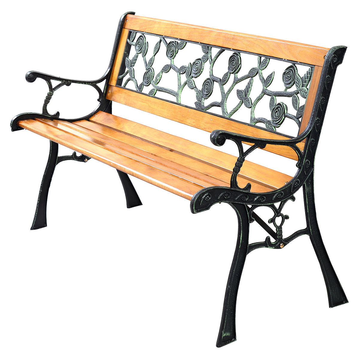 49 1/2 Inch Patio Park Garden Porch Chair BenchÂ