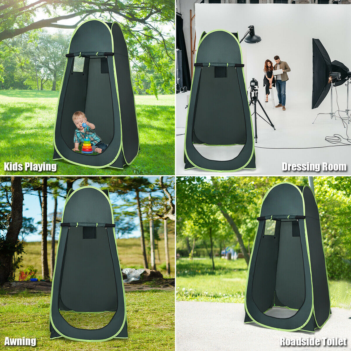 Pop uP Camping Shower Toilet Changing Room TentÂ