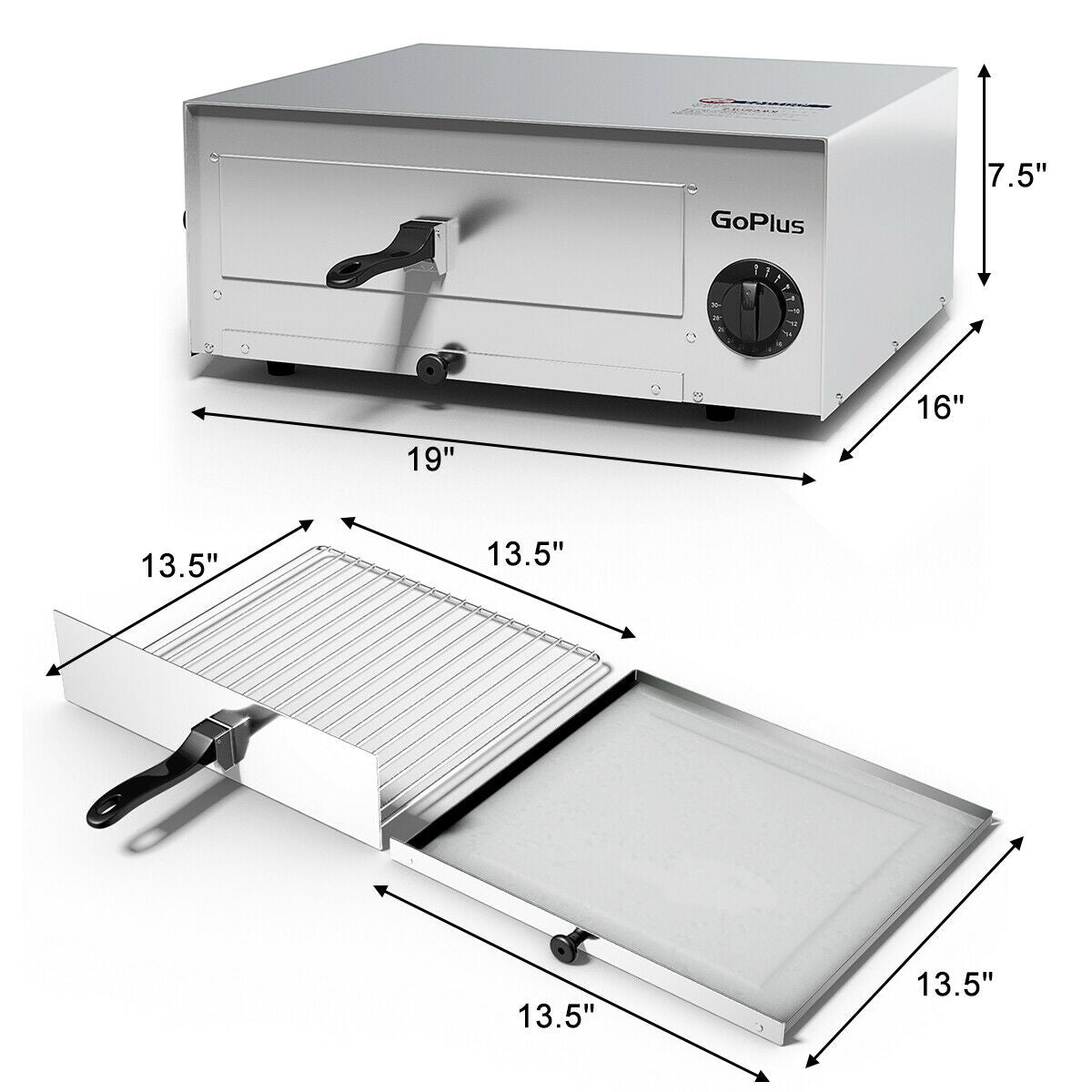 Kitchen Commercial Pizza Oven Stainless Steel PanÂ