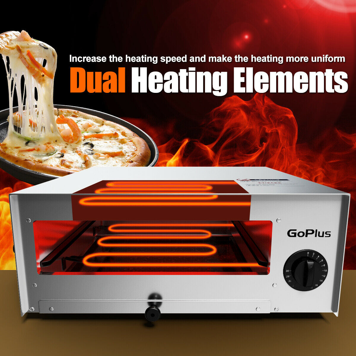Kitchen Commercial Pizza Oven Stainless Steel PanÂ
