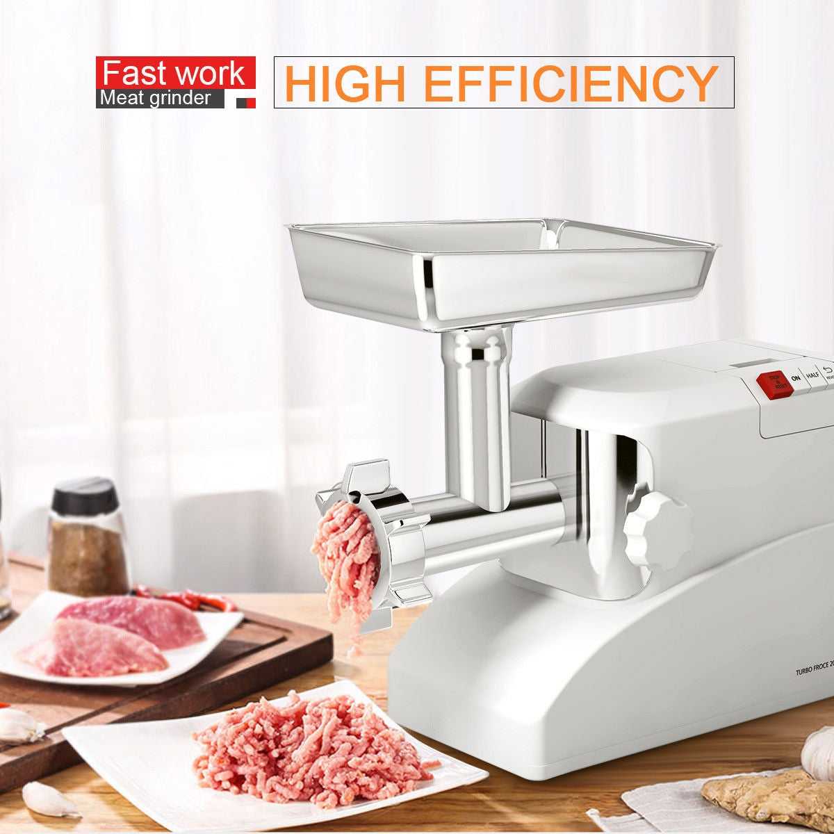 2000 W Electric Meat Grinder with 1 Blade and 3 PlatesÂ
