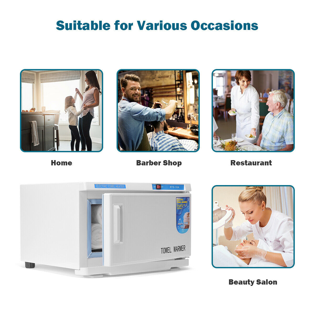 2 in 1 Hot Towel Warmer Cabinet UV SterilizerÂ