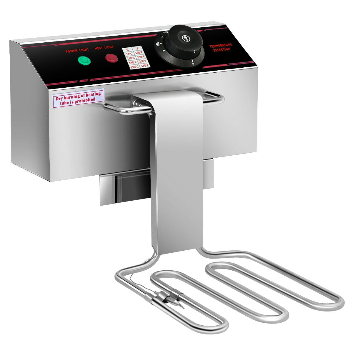3400W Dual Tank Electric Countertop Deep FryerÂ