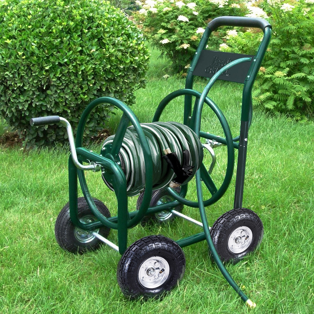 300 Feet Garden Yard Water Planting Hose Reel CartÂ