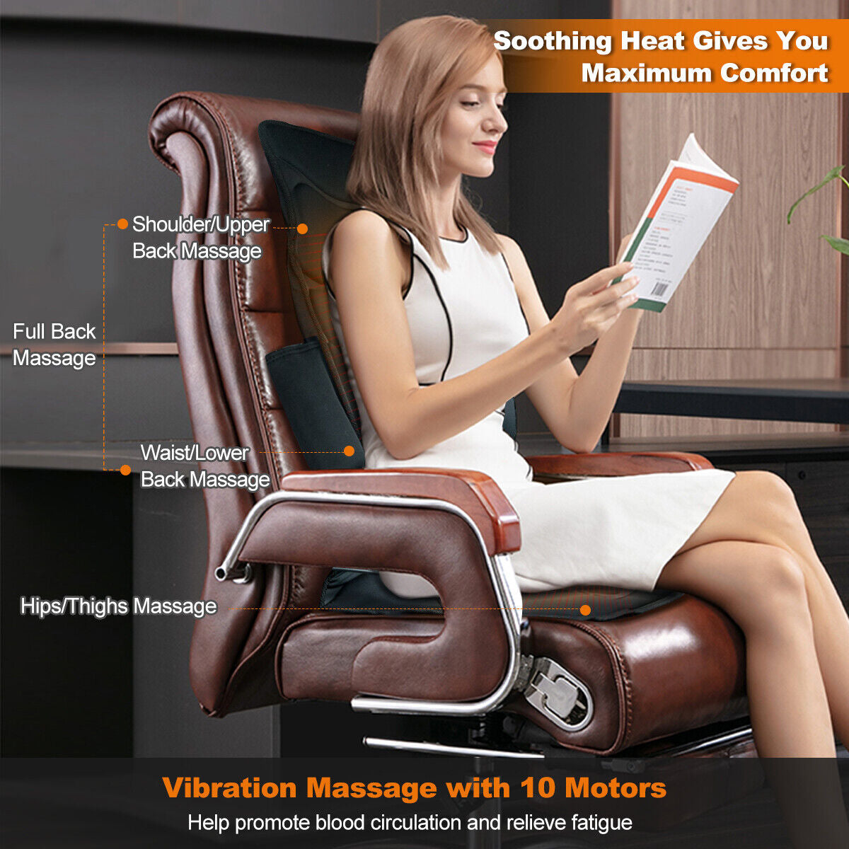 Foldable Full Body Massage Mat with 10 Vibration MotorsÂ