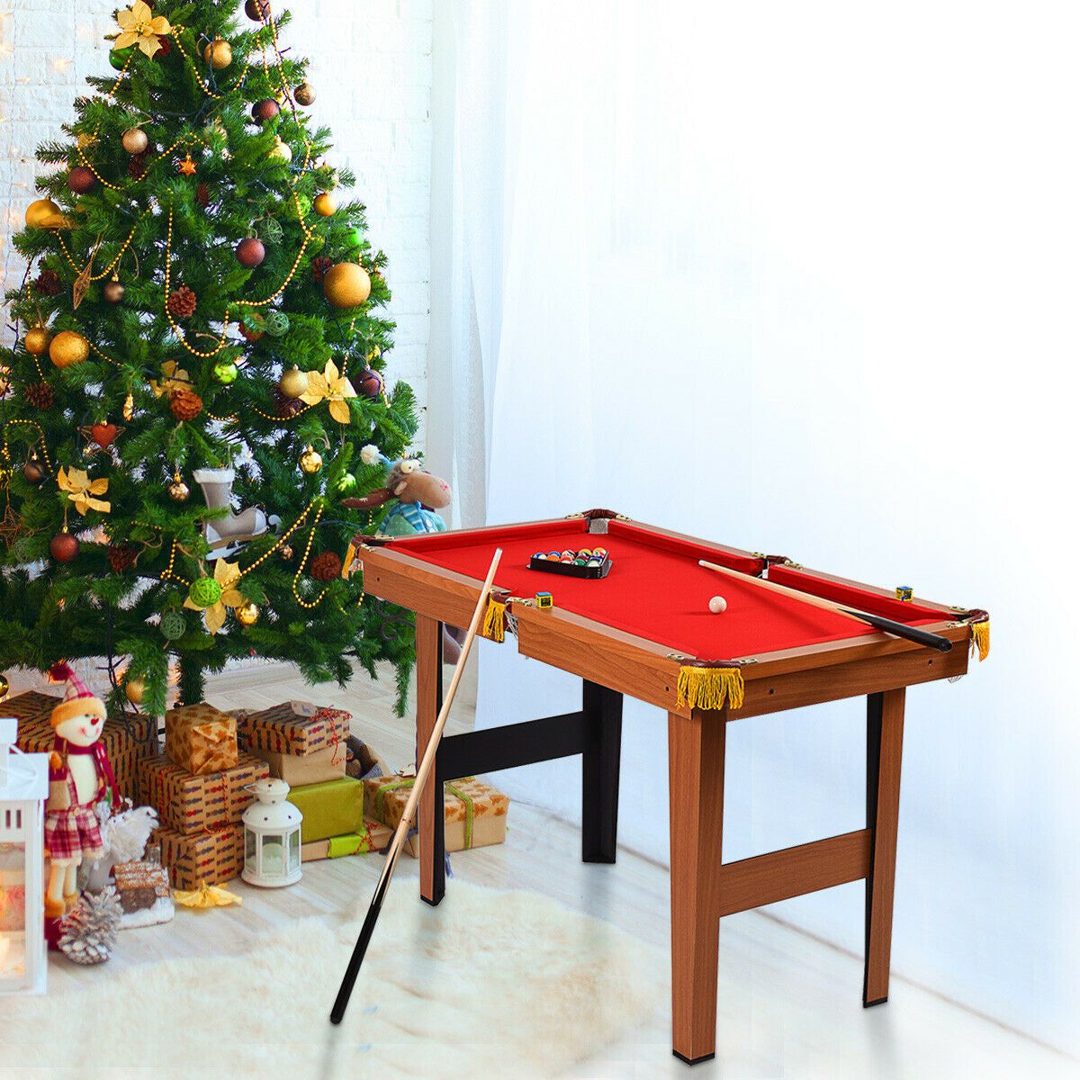 48 Inch Mini Table Top Pool Table Game Billiard SetÂ