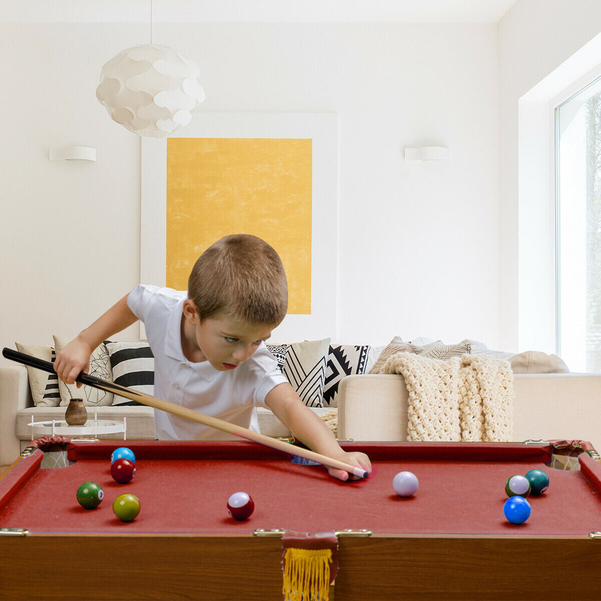 48 Inch Mini Table Top Pool Table Game Billiard SetÂ