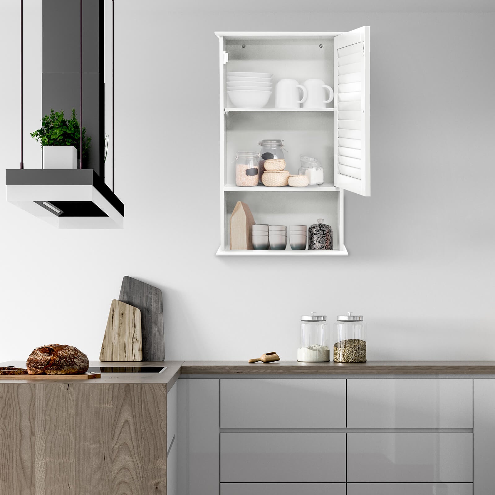 27.5" H Wall Hanging Bathroom Storage CabinetÂ