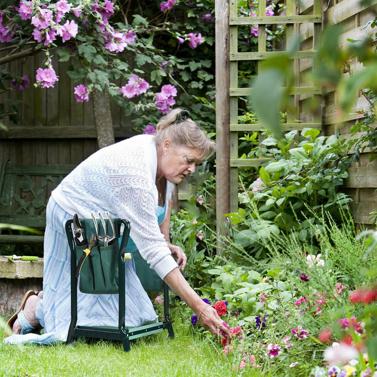 Folding Garden Kneeler and Seat BenchÂ