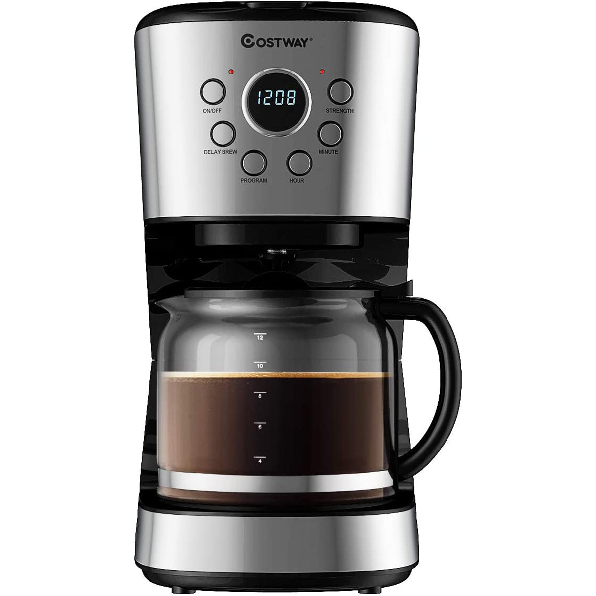 12-cup Programmable Coffee Maker with  LCD DisplayÂ