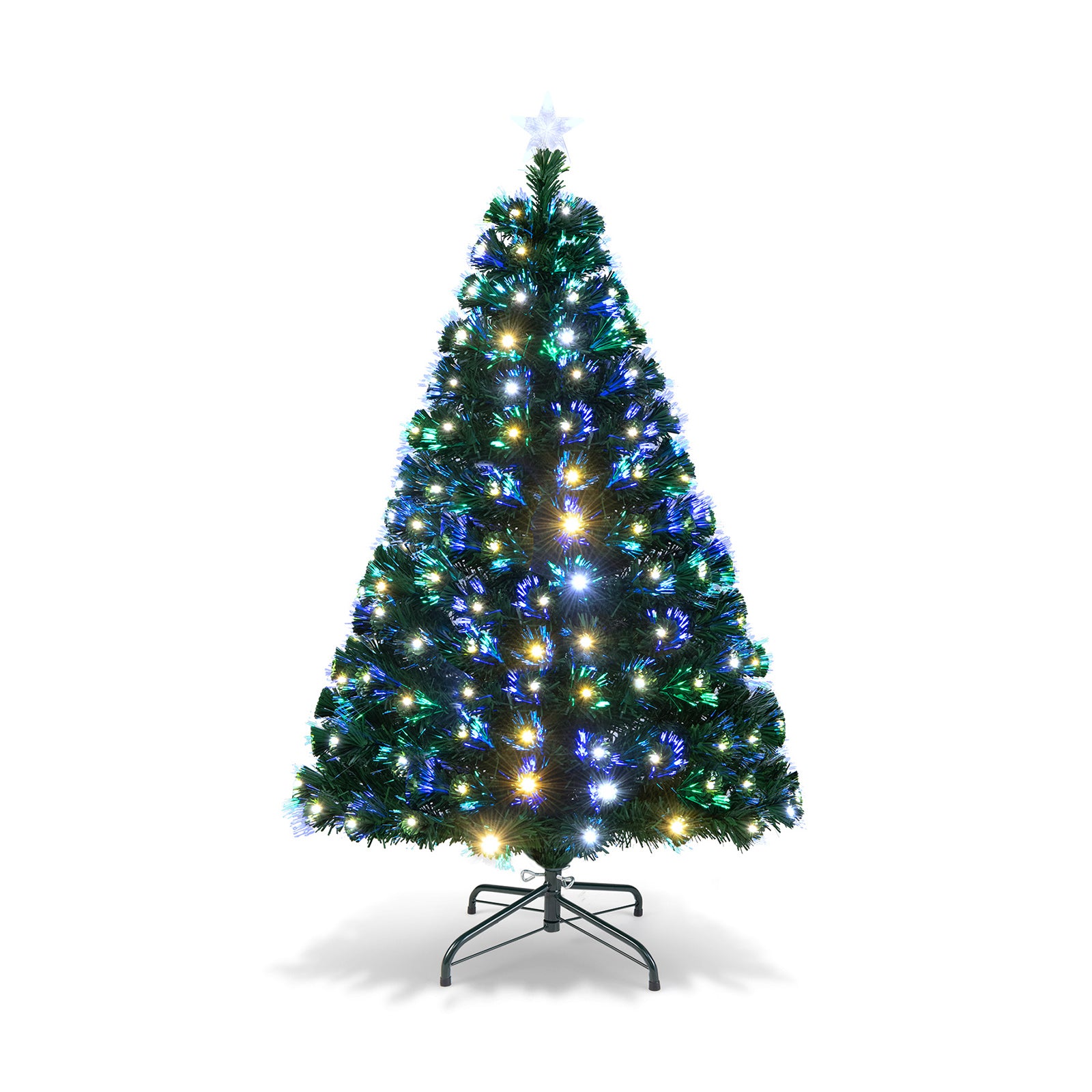 5'/6'7' LED Fiber Optic Artificial Christmas Tree w/ Top Star-5'Â