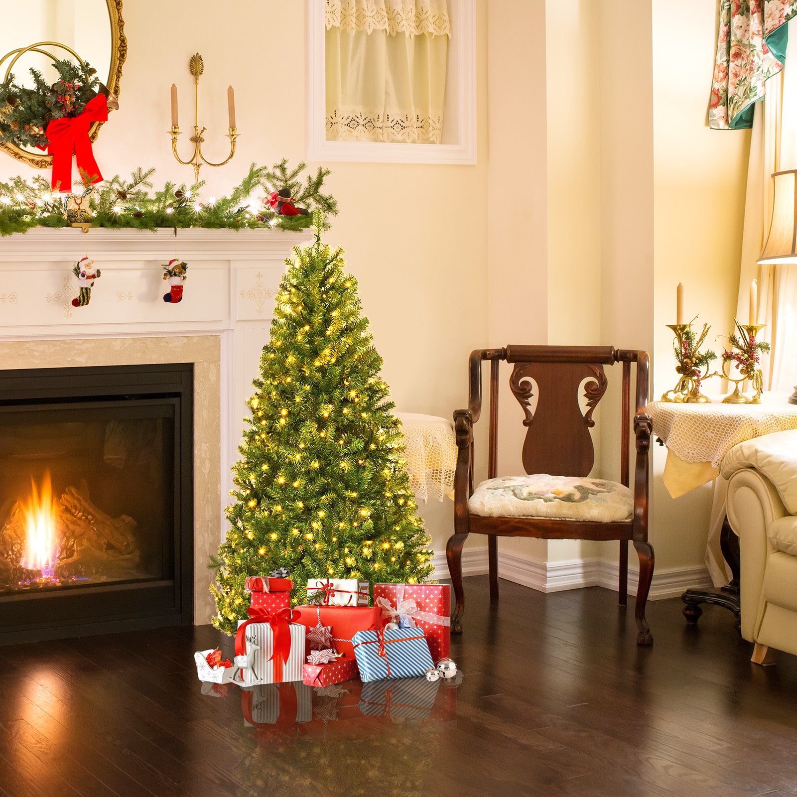 Artificial Premium Hinged Christmas Tree-4 ftÂ