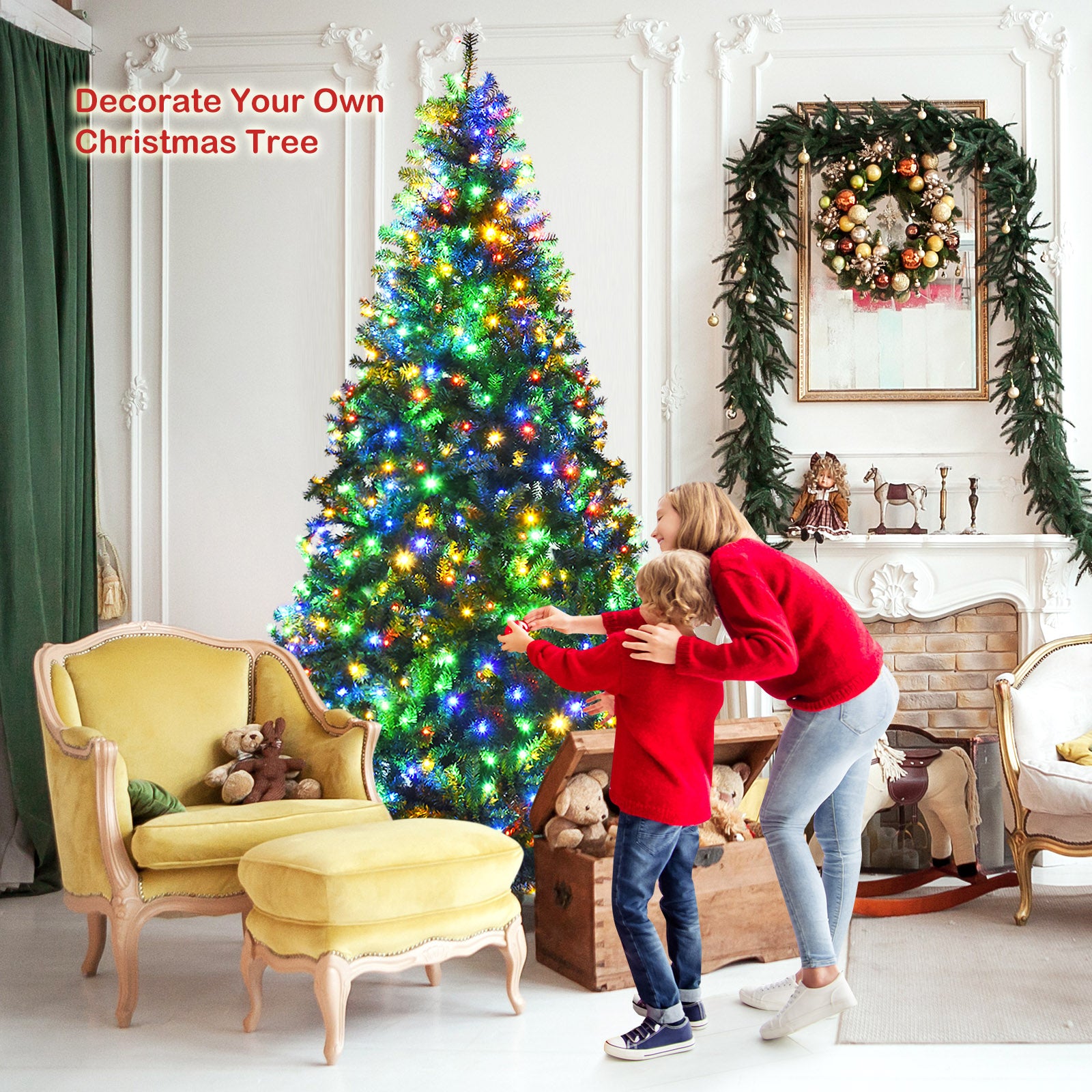 Artificial Premium Hinged Christmas Tree-8 ftÂ