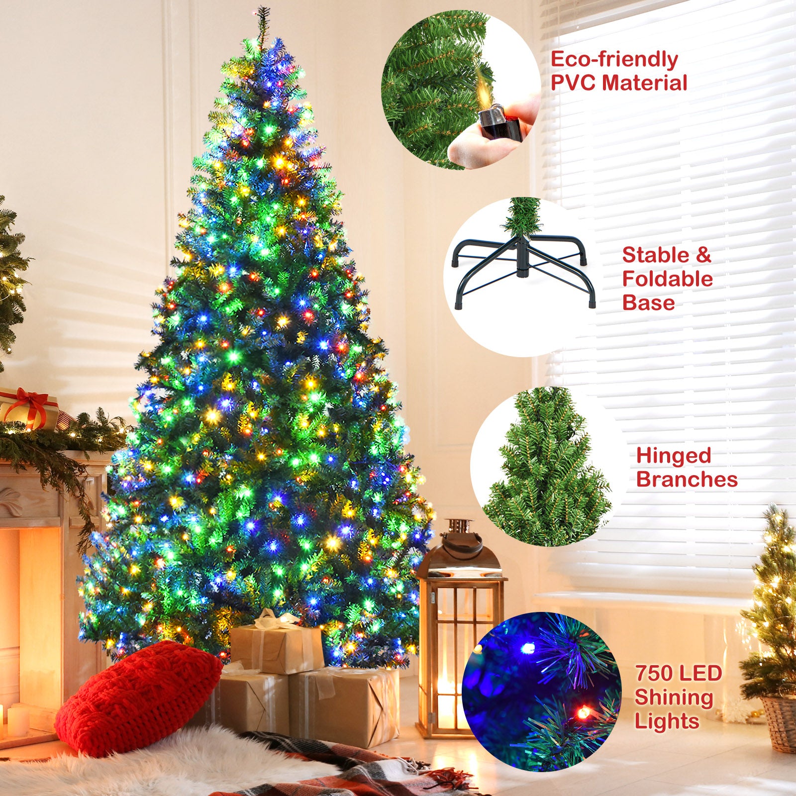 Artificial Premium Hinged Christmas Tree-8 ftÂ