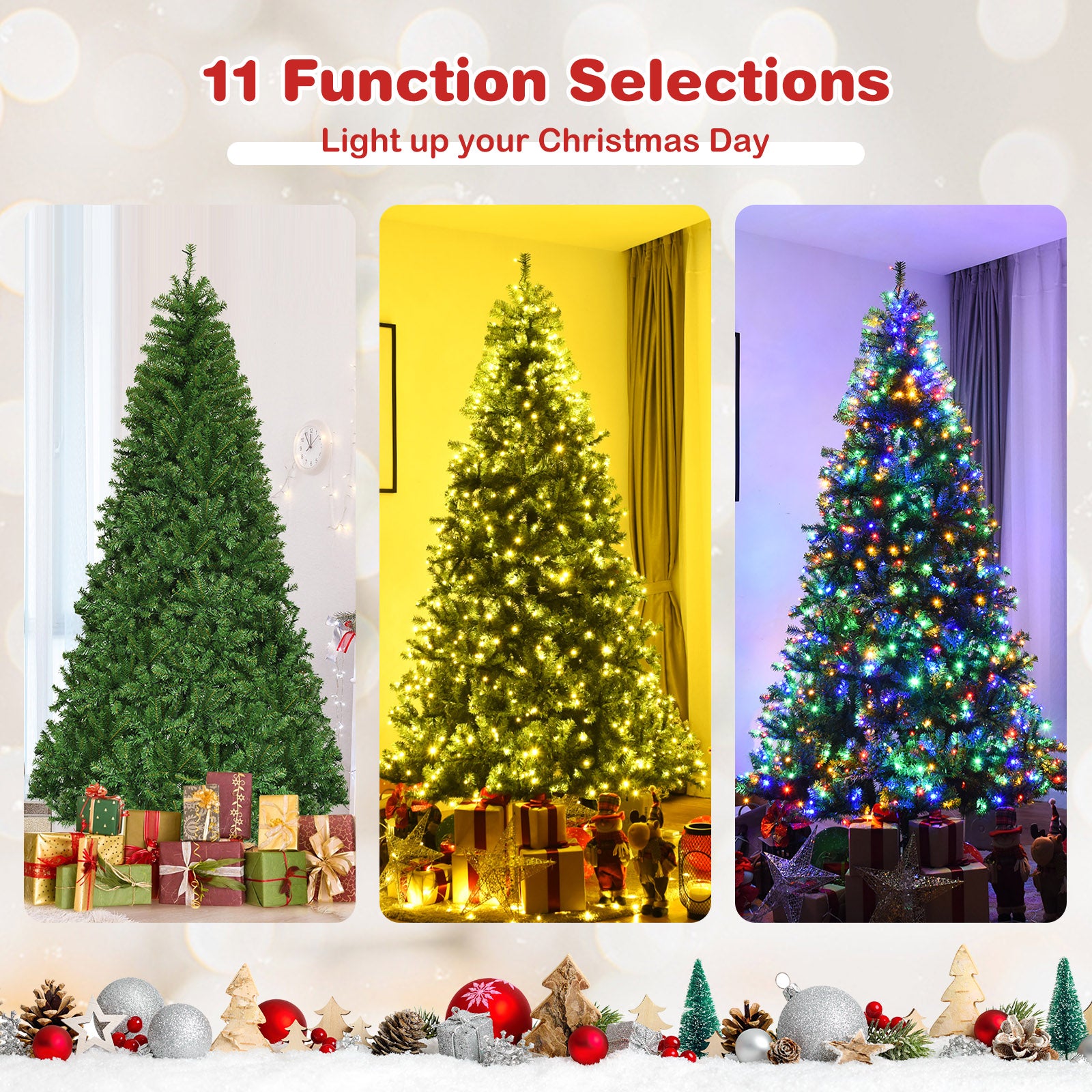 Artificial Premium Hinged Christmas Tree-8 ftÂ