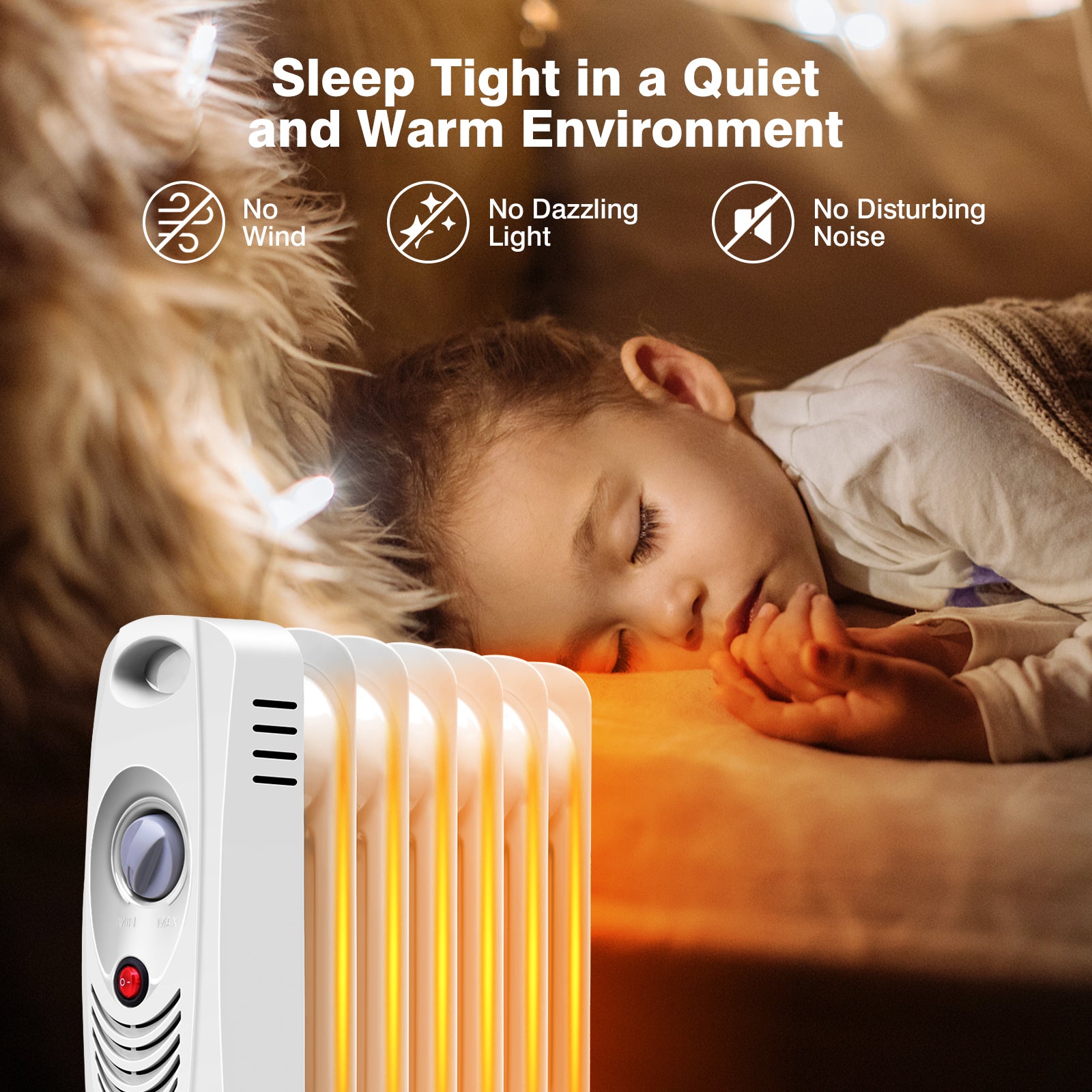 700 W Portable Mini Electric Oil-Filled Radiator HeaterÂ