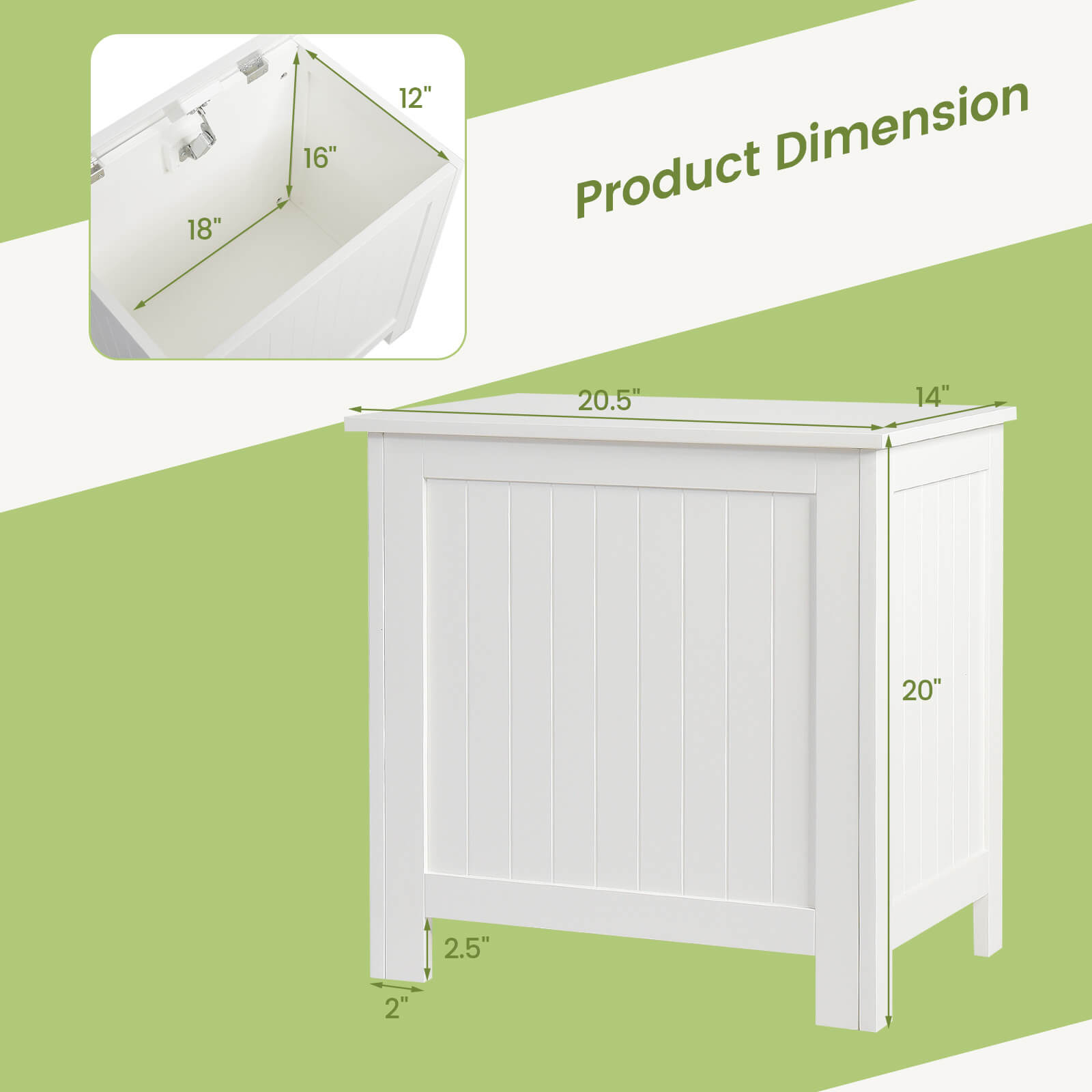 Wooden Toy Box Kids Storage Chest OrganizerÂ