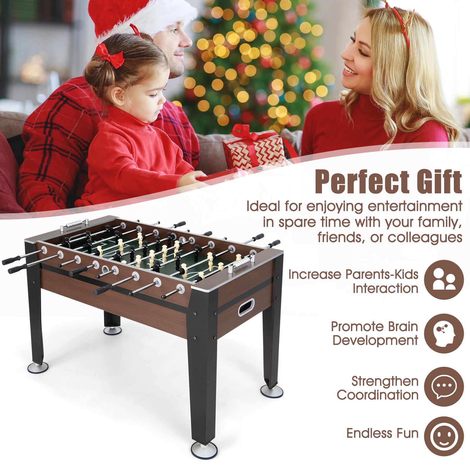 54 Inch Indoor Competition Game Soccer TableÂ