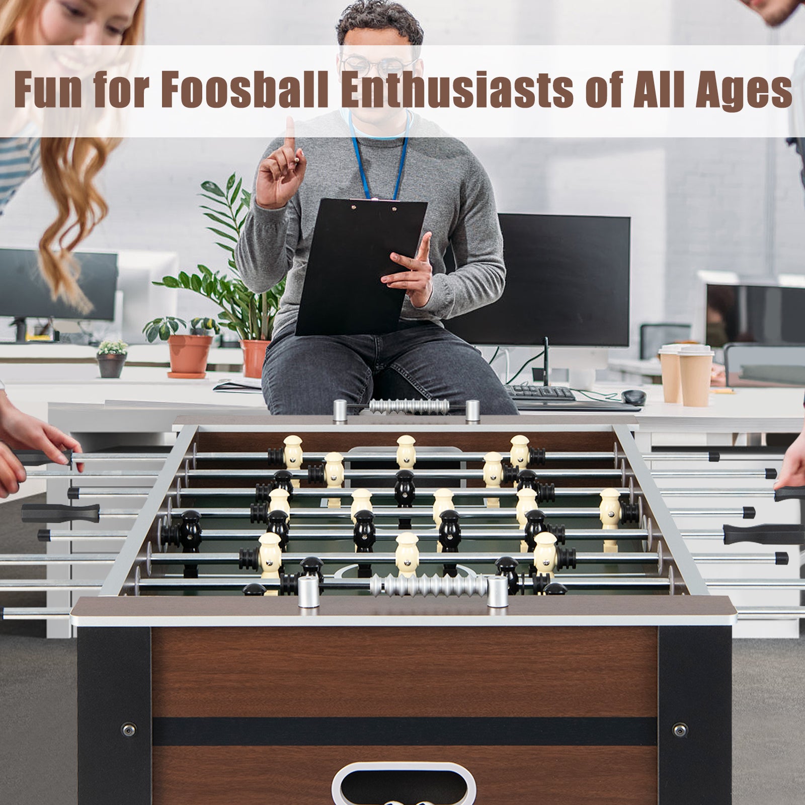 54 Inch Indoor Competition Game Soccer TableÂ