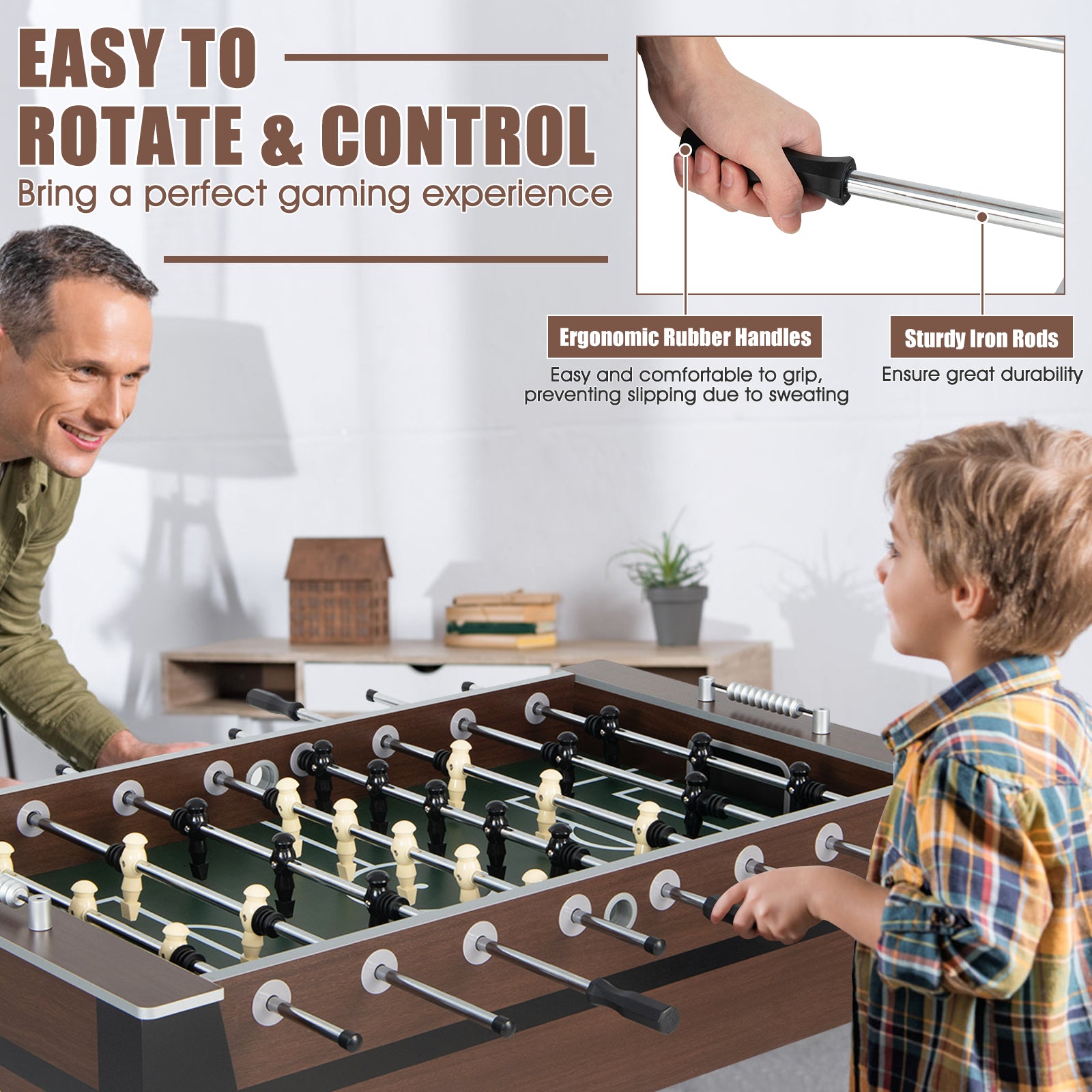 54 Inch Indoor Competition Game Soccer TableÂ