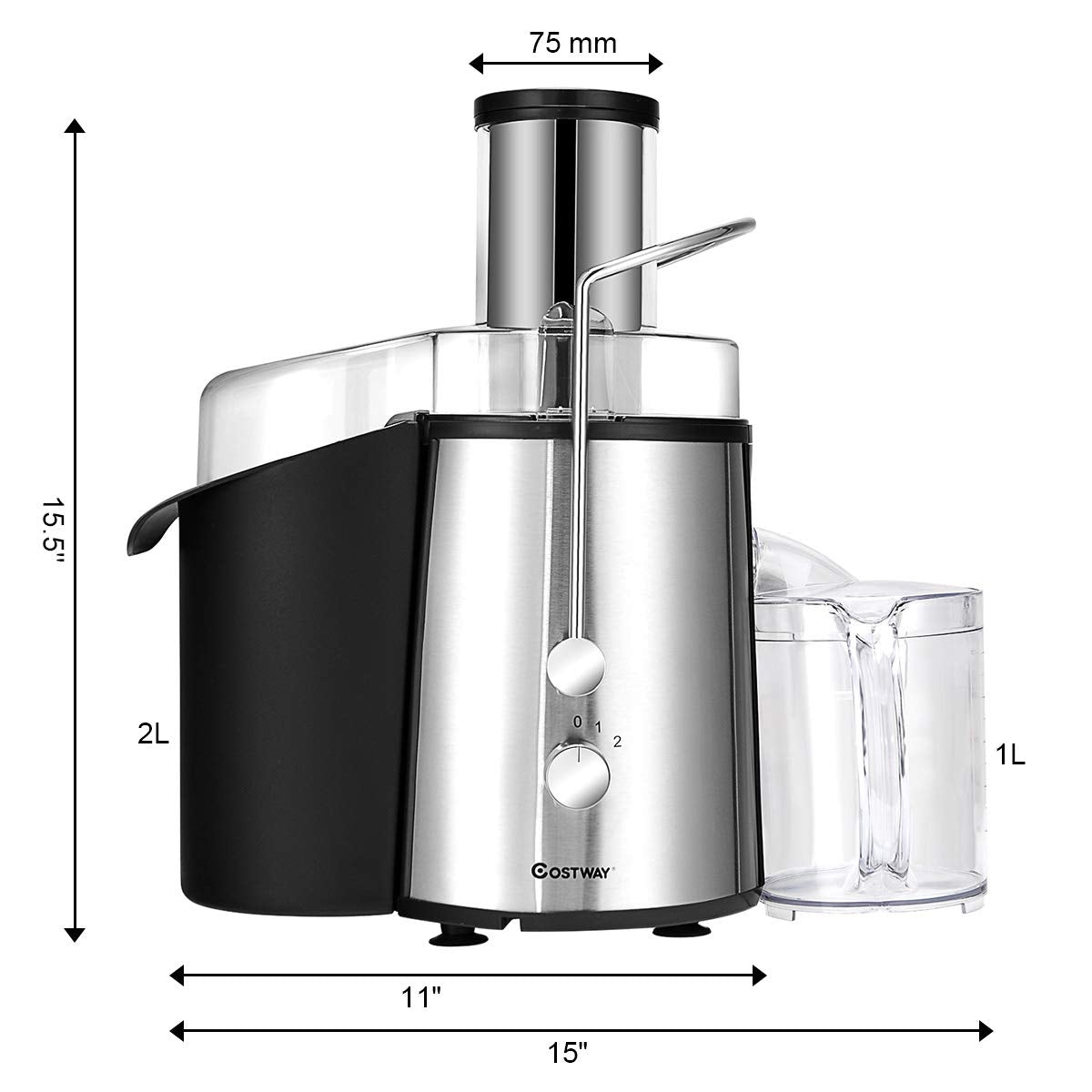 2 Speed Electric Juice Press for Fruit and VegetableÂ