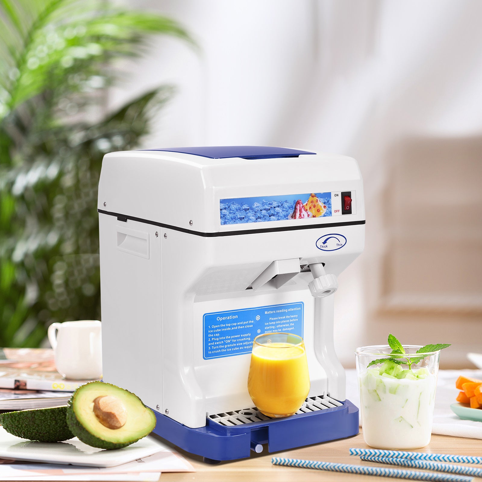 Efficient Electric Ice Shaver Machine with Low NoiseÂ