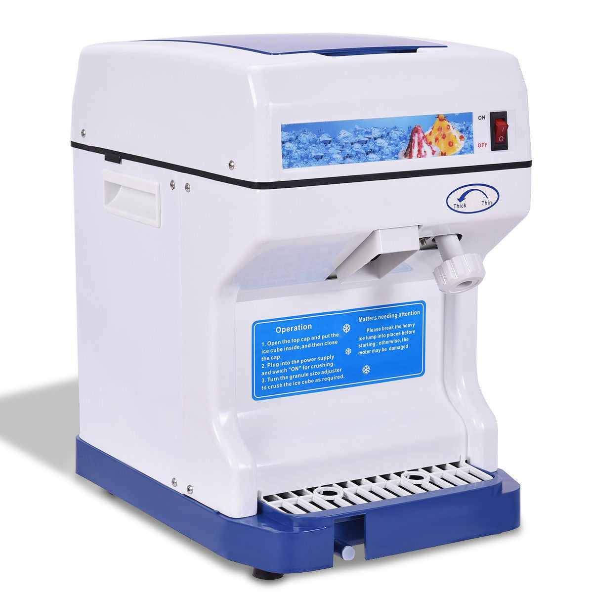 Efficient Electric Ice Shaver Machine with Low NoiseÂ