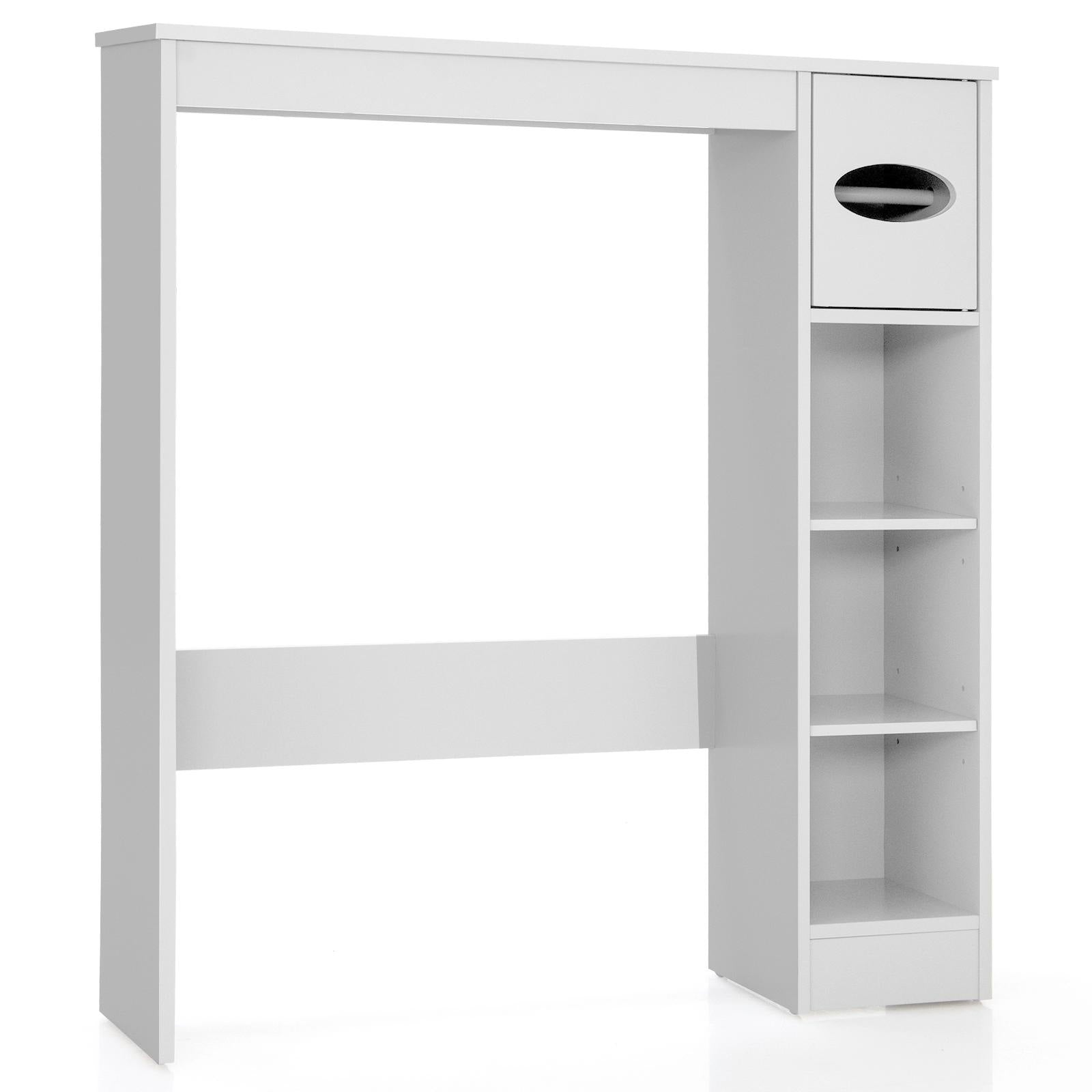 Wooden Toilet Storage Cabinet BathroomÂ