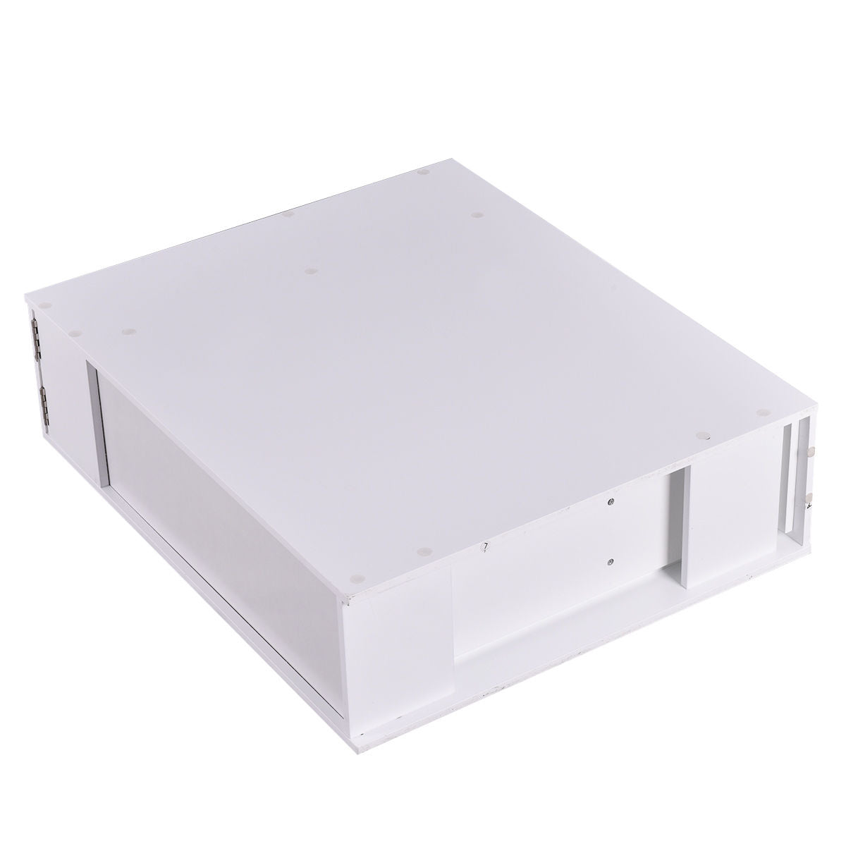 White Bathroom Cabinet Space Saver Storage Organizer-WhiteÂ