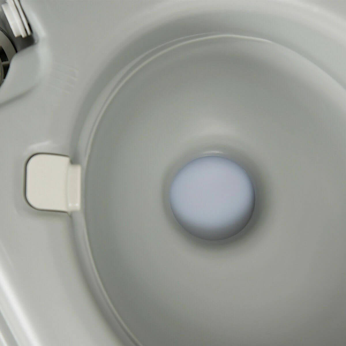 5.3 Gallon Portable Travel Toilet with Piston Pump FlushÂ