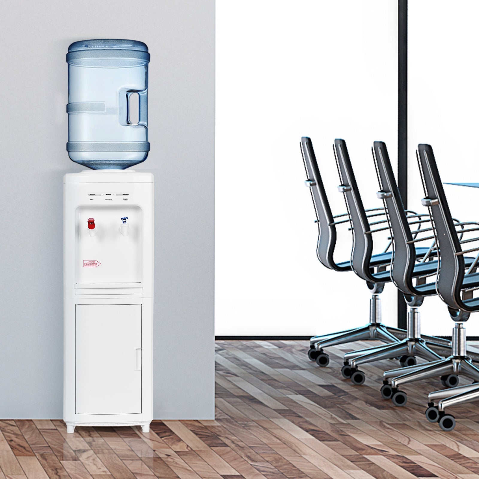 5 Gallons Hot and Cold Water Cooler Dispenser with Child Safety LockÂ
