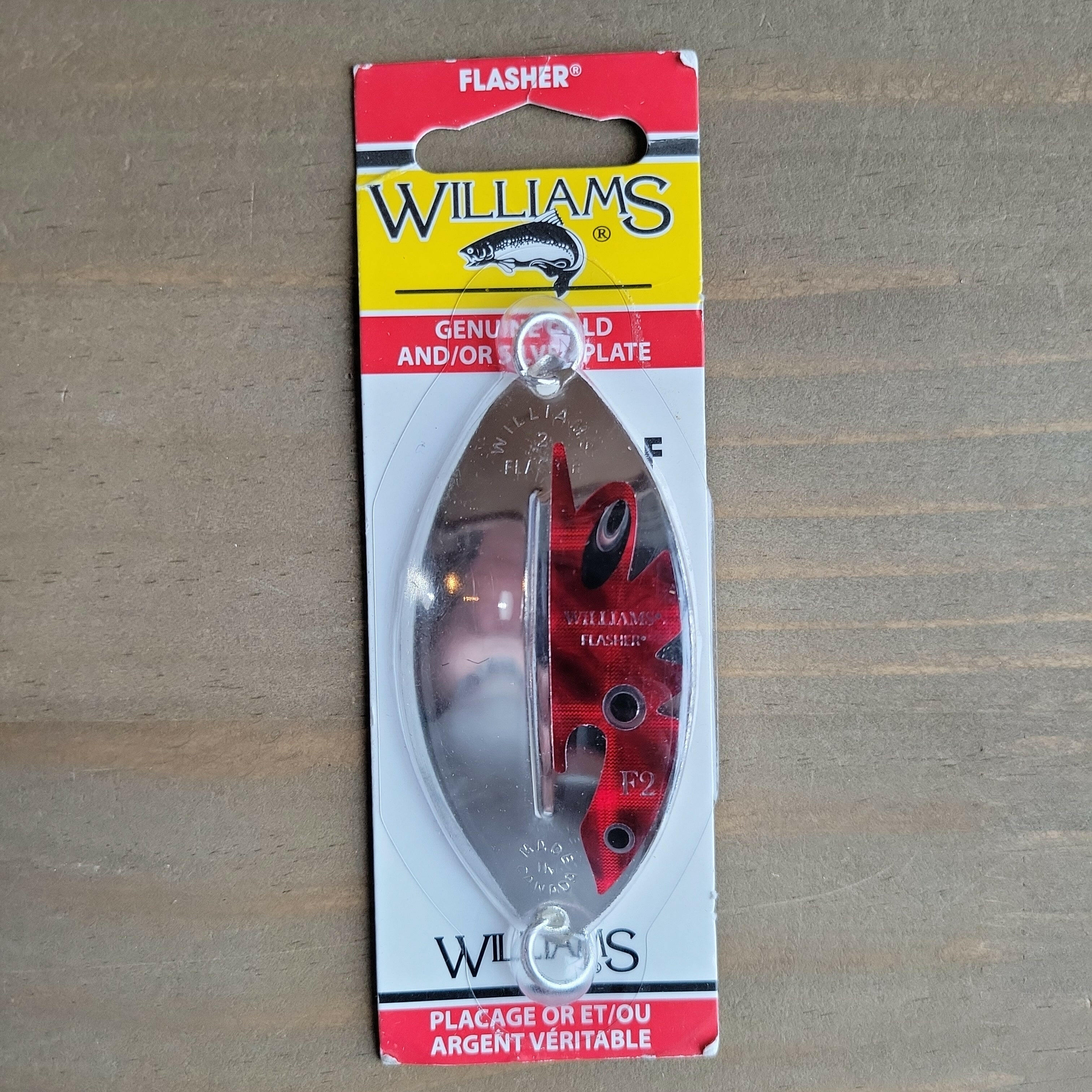Williams 1/2oz Flasher Silver/Red 3-3/8"