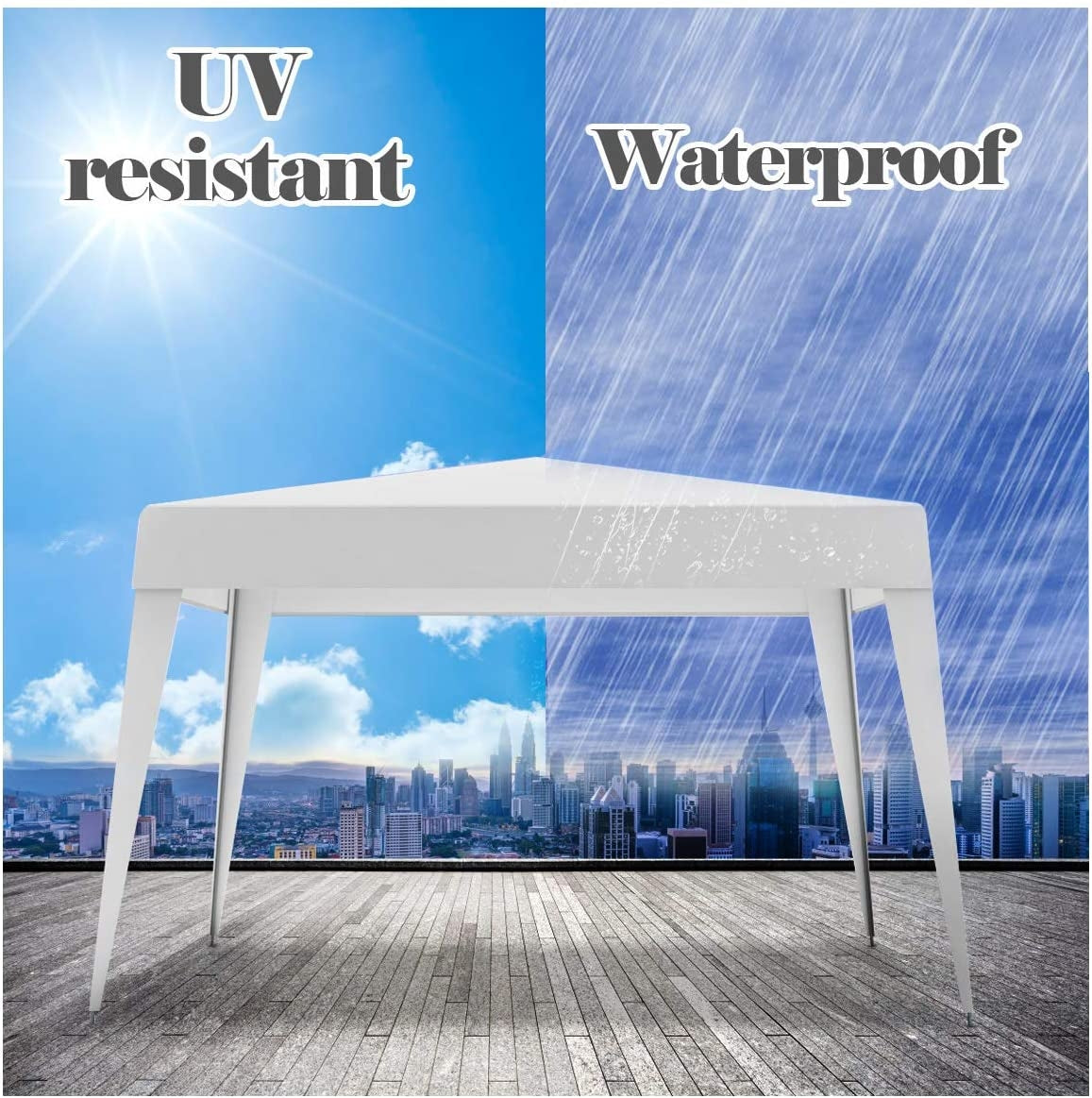 10 x 10 Feet Outdoor Wedding Canopy Tent for BackyardÂ